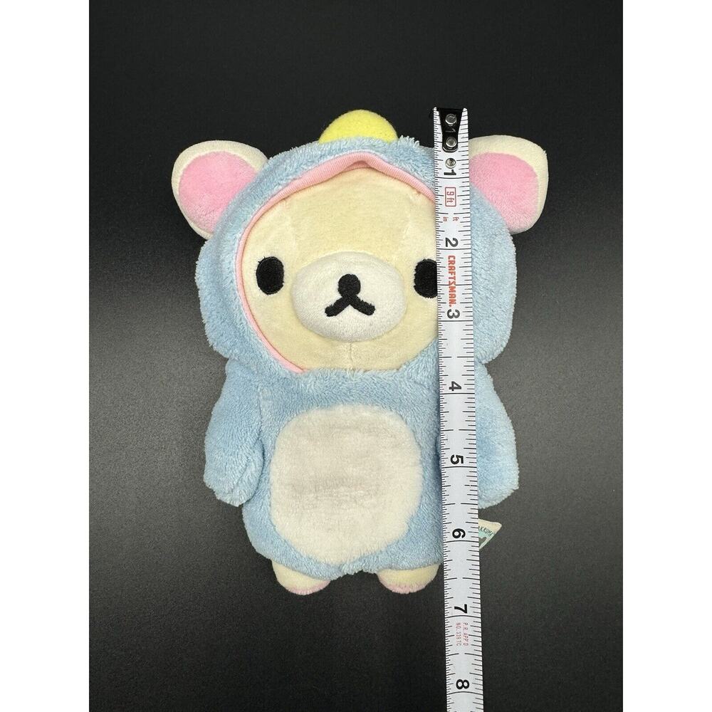 Rilakkuma Korilakkuma Shimashima Collection Penguin Costume 6.5” SAN-X Plush - Picture 4 of 6
